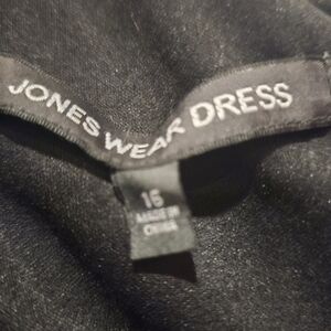 Jones Wear Classic Black Dress